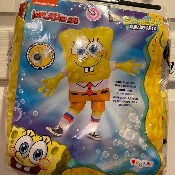 Nickelodeon Costumes Kids Spongebob Inflatable Costume 78 Poshmark